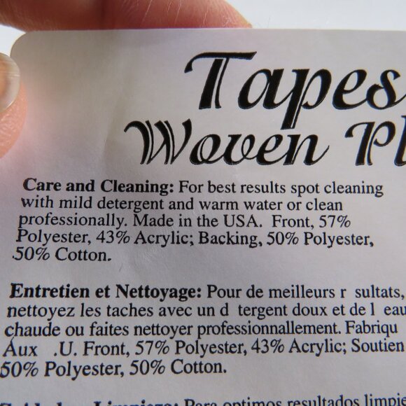 Sea Shell Tapestry (4) Placemats (stiff) 17" x 12"  (Realistic) - Picture 3 of 6